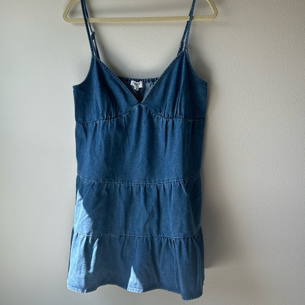 NWT Le Lis Denim Mini Dress